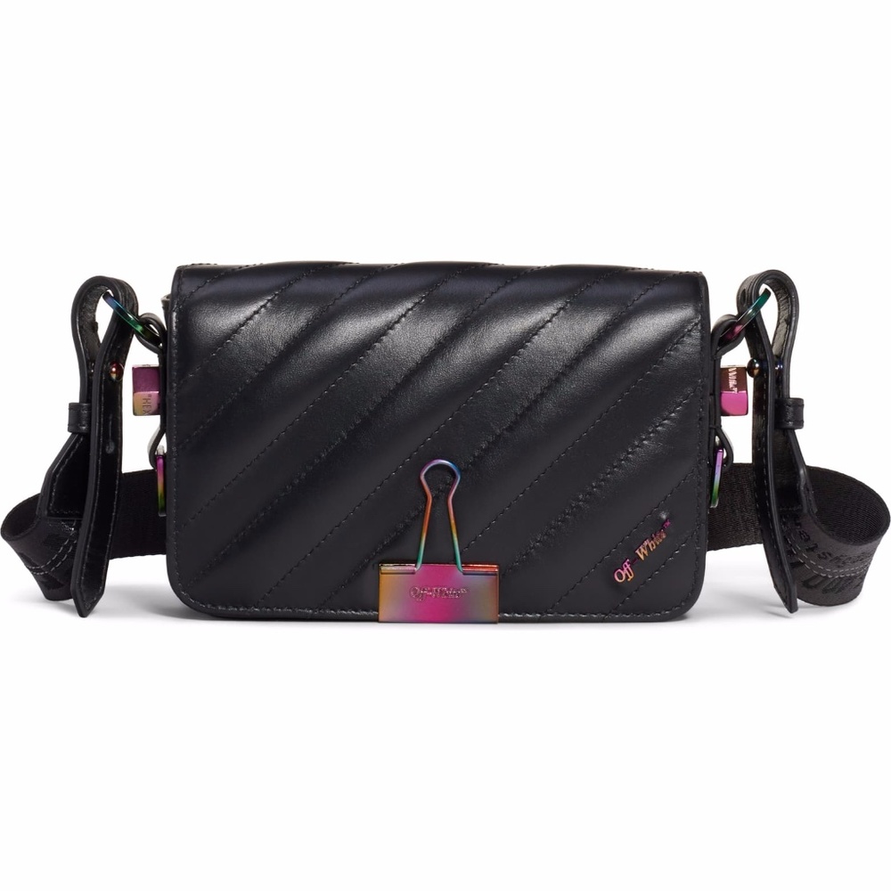 NWT Off-White™ Flap Matelasse Mini Cross Body Bag